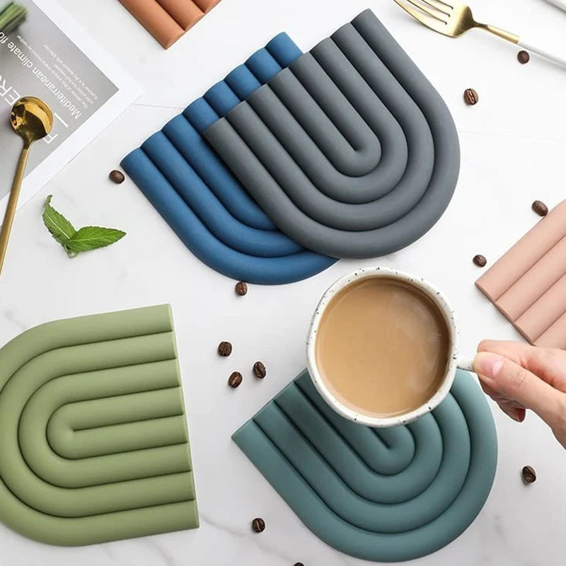 Rainbow Silicone Heat-Resistant Mat